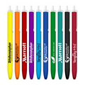 Colored Barrels Click Stick Promotional Pen